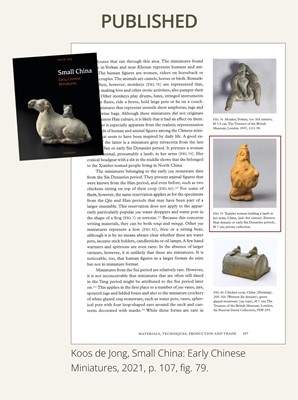 Lot 32 - AN EARTHENWARE FIGURE OF A XIANBEI WOMAN HOLDING A LAMB, LATE EASTERN HAN TO SIX DYNASTIES PERIOD