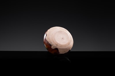 Lot 34 - A SANCAI GLAZED EARTHENWARE WATERPOT, TANG DYNASTY