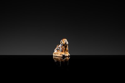 A GLAZED POTTERY FIGURE OF A TODDLER, NORTHERN SONG DYNASTY