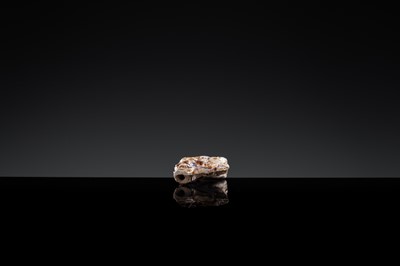 A GLAZED POTTERY WHISTLE IN THE FORM OF A MAN ON HORSEBACK, SONG TO YUAN DYNASTY