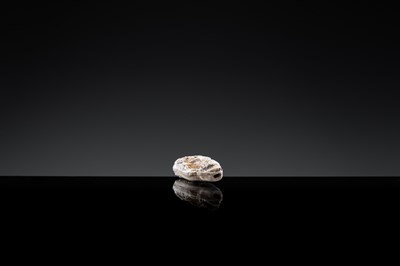 A BROWN GLAZED ‘HEAVENLY GUARDIAN’ STONEWARE WHISTLE, JIN DYNASTY