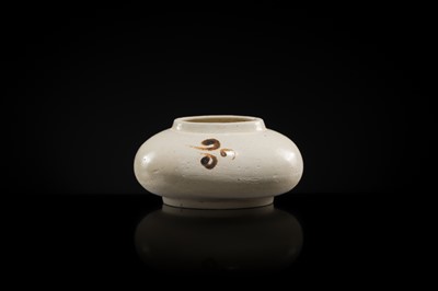 Lot 54 - A CIZHOU GLAZED WATER POT, SONG DYNASTY