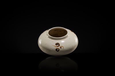 Lot 54 - A CIZHOU GLAZED WATER POT, SONG DYNASTY