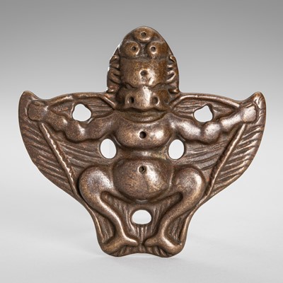 Lot 722 - A COPPER ALLOY ‘GARUDA’ THOGCHAK, TIBET, 16TH-18TH CENTURY