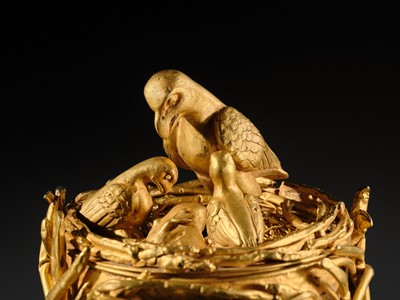Lot 85 - THE FALCON’S NEST: A MASSIVE GOLD BOX AND COVER (0.85 KG), PROBABLY ACHAEMENID OR PARTHIAN, CIRCA 550 BC–224 AD
