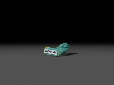 Lot 48 - A TURQUOISE-GLAZED FAIENCE AMULET OF KHNUM, THIRD INTERMEDIATE TO LATE PERIOD