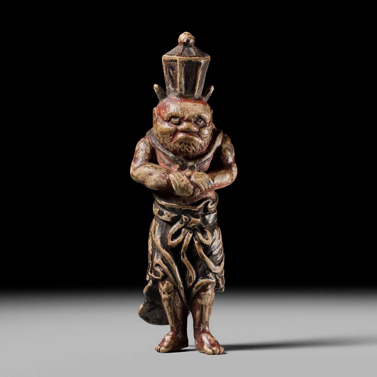 Lot 92 - A LARGE SAISHIKI NETSUKE OF RYUTOKI, STYLE OF YOSHIMURA SHUZAN