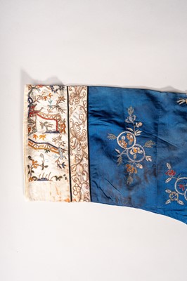 A LOT WITH SIX EMBROIDERED SATIN INFORMAL LADY’S ROBES, REPUBLIC PERIOD