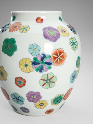 Lot 1125 - A DOUCAI PORCELAIN JAR, YONGZHENG MARK AND POSSIBLY OF THE PERIOD
