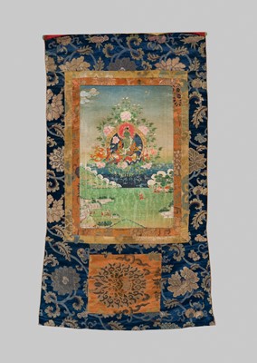 Lot 37 - A RARE AND IMPORTANT THANGKA OF GREEN TARA, EASTERN TIBET, KHAM PROVINCE, PALPUNG MONASTERY STYLE, 18TH CENTURY