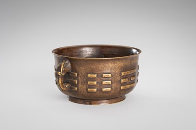 A BRONZE ‘TRIGRAM’ CENSER, QING DYNASTY