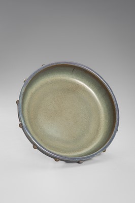 Lot 1202 - A JUN BULB BOWL, LATE QING DYNASTY TO REPUBLIC PERIOD