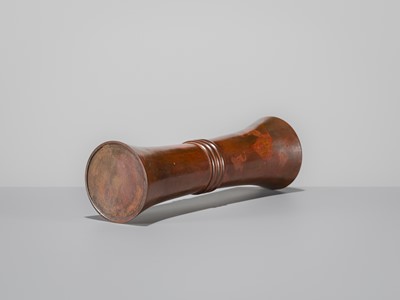 Lot 62 - A FINE GU-FORM BRONZE FLOWER VASE