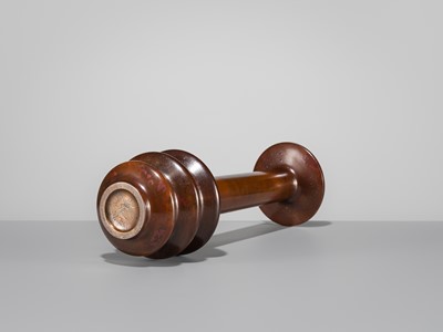 Lot 40 - HARA MASUO: A BRONZE FLOWER VASE