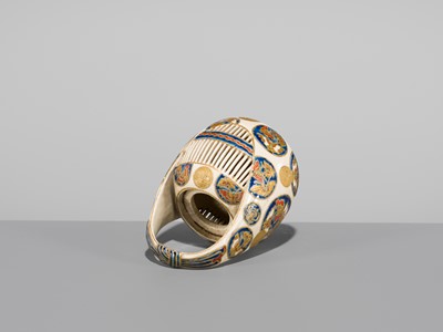 Lot 207 - TAWARA KOSEKI: A FINE SATSUMA PORCELAIN RETICULATED KORO (INCENSE BURNER)