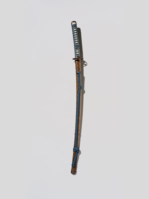 Lot 114 - A BIZEN KATANA IN KOSHIRAE WITH NTHK-NPO CERTIFICATE FOR THE BLADE, ATTRIBUTED TO OSAFUNE SUKESADA