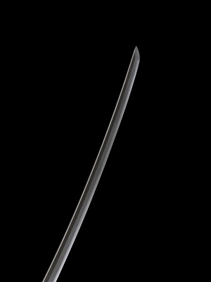 Lot 114 - A BIZEN KATANA IN KOSHIRAE WITH NTHK-NPO CERTIFICATE FOR THE BLADE, ATTRIBUTED TO OSAFUNE SUKESADA