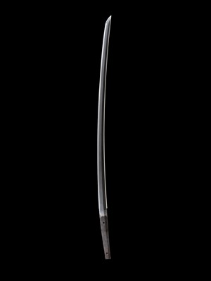 Lot 114 - A BIZEN KATANA IN KOSHIRAE WITH NTHK-NPO CERTIFICATE FOR THE BLADE, ATTRIBUTED TO OSAFUNE SUKESADA