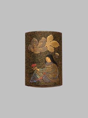 KOMA YASUTOMI: A SUPERB FOUR-CASE LACQUER INRO OF KIKUJIDO