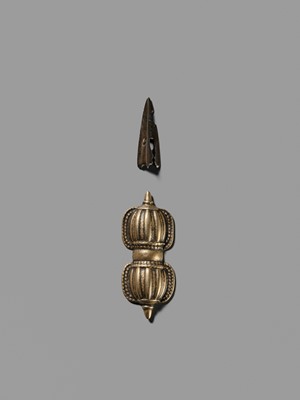 Lot 1 - A GROUP OF THOGCHAGS, MELONG, AND PENDANTS, 12TH-15TH CENTURY