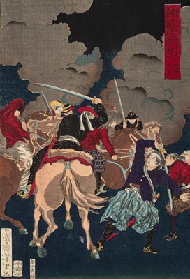Lot 654 - TSUKIOKA YOSHITOSHI: FUSHIMI IN YAMASHIRO