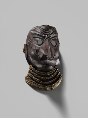Lot 87 - A SUPERB IRON TENGU SOMEN
