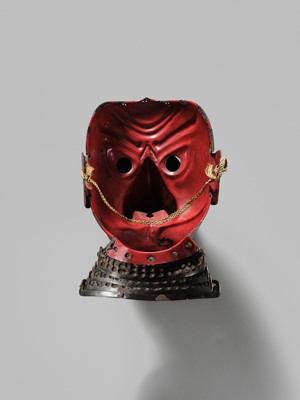 Lot 87 - A SUPERB IRON TENGU SOMEN