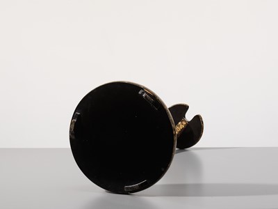 Lot 134 - A FINE GOLD LACQUER TACHI-KAKE (SWORD STAND)