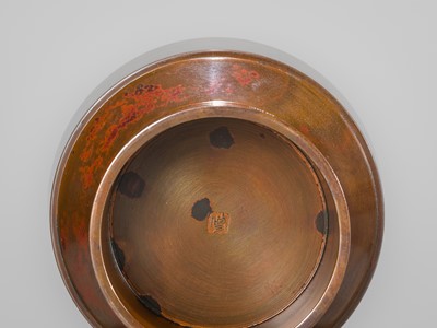 Lot 36 - HASUDA SHUGORO: A FINE BRONZE CENSER