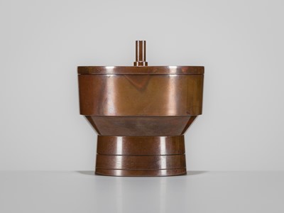 Lot 36 - HASUDA SHUGORO: A FINE BRONZE CENSER