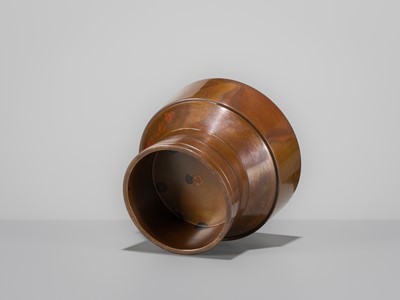 Lot 36 - HASUDA SHUGORO: A FINE BRONZE CENSER