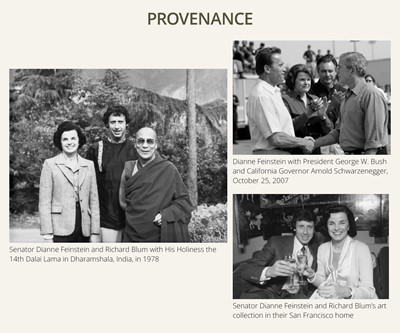 Lot 44 - A MONUMENTAL THANGKA OF ASANGA, ONE OF THE SIX ORNAMENTS AND TWO EXCELLENT ONES FROM THE SOUTHERN CONTINENT, EASTERN TIBET, 18TH-19TH CENTURY