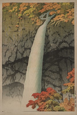 KAWASE HASUI: KEGON WATERFALL, NIKKO