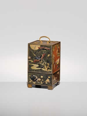 Lot 37 - A SUPERB MIXED METAL KODANSU (SMALL CABINET)