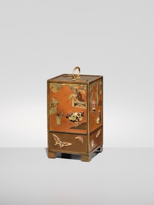 Lot 37 - A SUPERB MIXED METAL KODANSU (SMALL CABINET)
