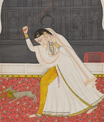 Lot 200 - THE THIEVING CAT, KANGRA, CIRCA 1810
