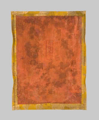 Lot 37 - A SILK APPLIQUÉ THANGKA DEPICTING CHITIPATI (SHMASHANA ADHIPATI), MONGOLIA, EARLY 19TH CENTURY