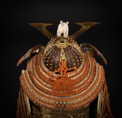 A FINE MINIATURE YOROI (ARMOR) FOR THE TANGO NO SEKKU FESTIVAL