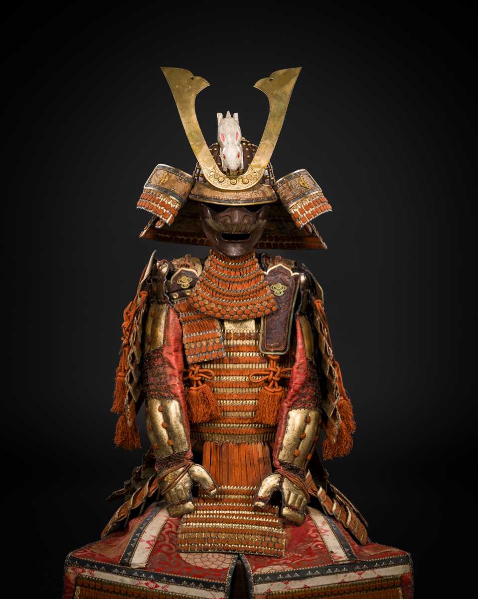 A FINE MINIATURE YOROI (ARMOR) FOR THE TANGO NO SEKKU FESTIVAL