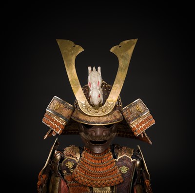 A FINE MINIATURE YOROI (ARMOR) FOR THE TANGO NO SEKKU FESTIVAL