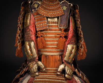 A FINE MINIATURE YOROI (ARMOR) FOR THE TANGO NO SEKKU FESTIVAL