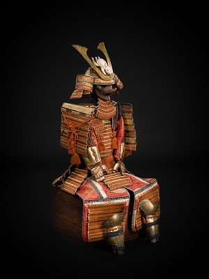 A FINE MINIATURE YOROI (ARMOR) FOR THE TANGO NO SEKKU FESTIVAL