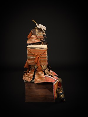 A FINE MINIATURE YOROI (ARMOR) FOR THE TANGO NO SEKKU FESTIVAL