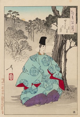 Lot 656 - TSUKIOKA YOSHITOSHI: SESON TEMPLE MOON, CAPTAIN YOSHITAKA