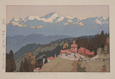 Lot 357 - HIROSHI YOSHIDA: MORNING OF DARJEELING