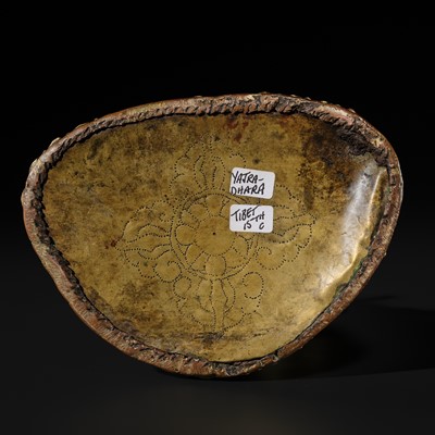 Lot 15 - A GILT COPPER-ALLOY FIGURE OF VAJRADHARA, TIBET, CIRCA 15TH CENTURY