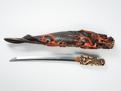 Lot 525 - TOSHIYUKI: A TANTO IN KOSHIRAE