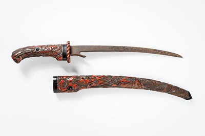 Lot 521 - AN IRON KABUTOWARI (HELMET BREAKER) IN KOSHIRAE