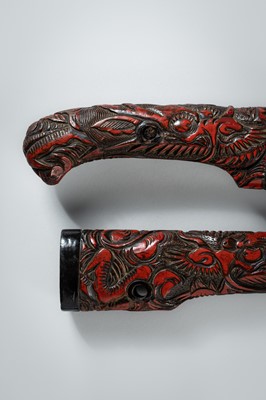 Lot 521 - AN IRON KABUTOWARI (HELMET BREAKER) IN KOSHIRAE