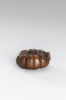 Lot 45 - A GROUP OF FOUR BRONZE OKIMONO OF ANIMALS